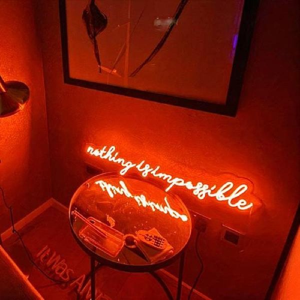custom neon sign nothing is impossible neon sign custom light led pink light wall bedroom decoration ins
custom neon sign nothing is impossible neon sign custom light led pink light wall bedroom decoration ins