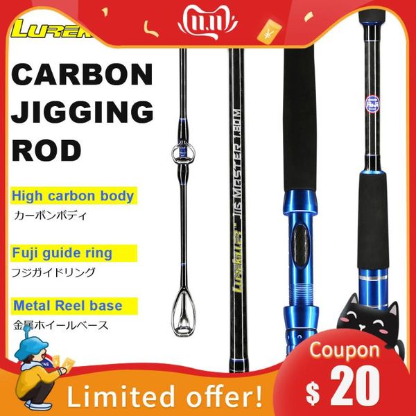 boat fishing rods lurekiller rod japan fuji guides cross carbon jigging 1.68m 5.6ft ocean salterwater 37kgs drag
boat fishing rods lurekiller rod japan fuji guides cross carbon jigging 1.68m 5.6ft ocean salterwater 37kgs drag