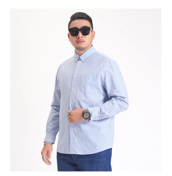 man shirt oversized pointed collar loose stripe single breasted cardigan shirt business casual shirt suitable for the spring and autumn, White;black
man shirt oversized pointed collar loose stripe single breasted cardigan shirt business casual shirt suitable for the spring and autumn, White;black