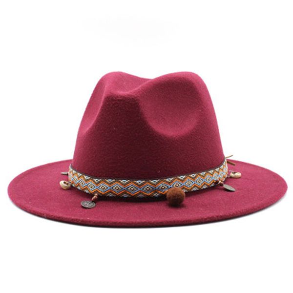 womens hats winter autumn wide brim solid strip british style fedora hats white red vintage western cowboy jazz cap felt hat men, Blue;gray
womens hats winter autumn wide brim solid strip british style fedora hats white red vintage western cowboy jazz cap felt hat men, Blue;gray