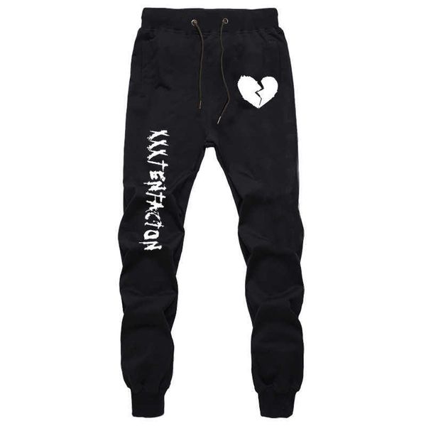 autumn harajuku sweatpants for men xxxtentacion printing pants teenager boys fashion joggers workout trousers cotton long pants x0615, Black
autumn harajuku sweatpants for men xxxtentacion printing pants teenager boys fashion joggers workout trousers cotton long pants x0615, Black