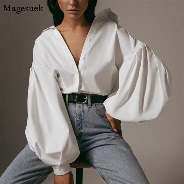 casual vintage button white blouse women lantern sleeve plus size loose women shirt cotton office ladies blusas 10903
casual vintage button white blouse women lantern sleeve plus size loose women shirt cotton office ladies blusas 10903