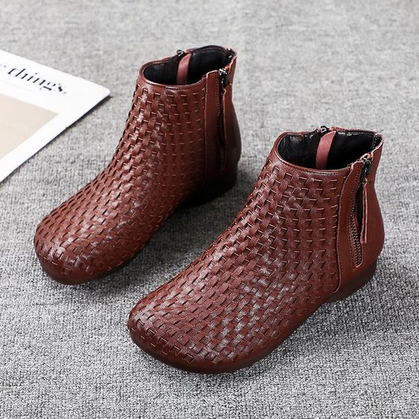 boots weave plaited shoes women's ankle casual spring autumn leather ladies concise short black booties female
boots weave plaited shoes women's ankle casual spring autumn leather ladies concise short black booties female