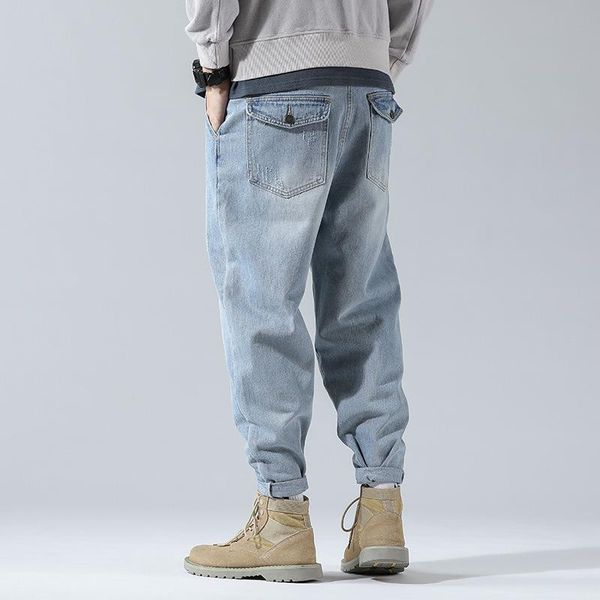 men's pants 2021 japanese streetwear jeans casual fashion loose straight youth korean large size trousers harajuku, Black
men's pants 2021 japanese streetwear jeans casual fashion loose straight youth korean large size trousers harajuku, Black