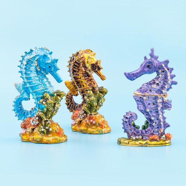 decorative objects & figurines h&d 3 color seahorse figurine trinket box hand-pasted rhinestones hinged crystal jewelry storage sea animal c
decorative objects & figurines h&d 3 color seahorse figurine trinket box hand-pasted rhinestones hinged crystal jewelry storage sea animal c
