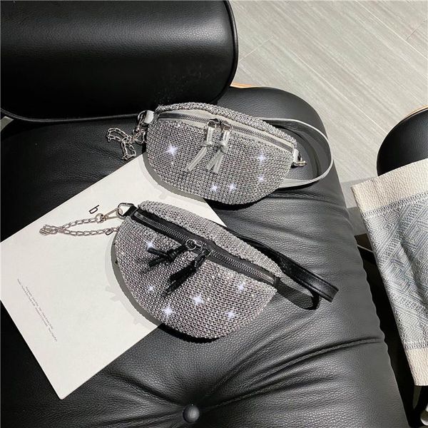 women waist bags diamonds ladies fanny pack fashion chest bag banana rhinestone chain crossbody shoulder bags belt bags girls
women waist bags diamonds ladies fanny pack fashion chest bag banana rhinestone chain crossbody shoulder bags belt bags girls