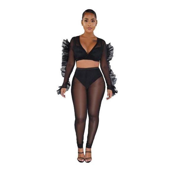 two piece dress mesh club 2 pieces sets women 2021 autumn skinny outfits see through long sleeve crop +bodycon pant trousers, White
two piece dress mesh club 2 pieces sets women 2021 autumn skinny outfits see through long sleeve crop +bodycon pant trousers, White