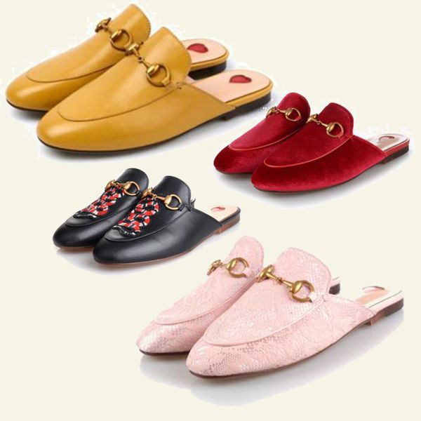 2021 2019 fashion designers casual shoes for your foot and comfortable belt genuine leather horsebeit loafers scuffs slippers sandals d, Black