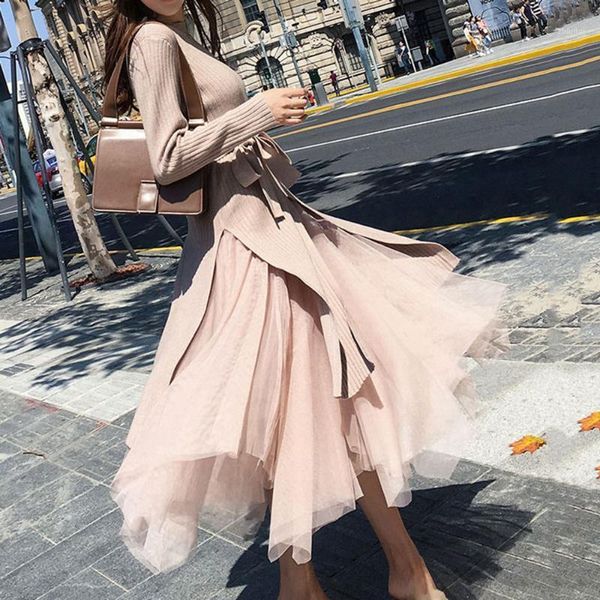 two piece dress women knitted sets winter spring 2021 korean fashion set sweater tutu skirt high waist black blue beige elegant suits, White
two piece dress women knitted sets winter spring 2021 korean fashion set sweater tutu skirt high waist black blue beige elegant suits, White