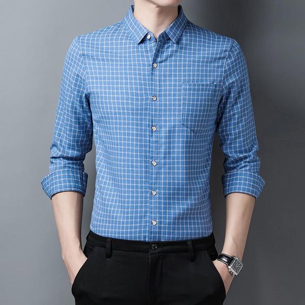 men's casual shirts classic plaid business formal dress shirt slim fit social party tuxedo men clothing, White;black
men's casual shirts classic plaid business formal dress shirt slim fit social party tuxedo men clothing, White;black