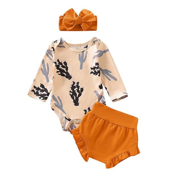 kids clothing sets girls outfits infant toddler cactus print +ruffle shorts+headband 3pcs/set summer fashion boutique baby clothes, White
kids clothing sets girls outfits infant toddler cactus print +ruffle shorts+headband 3pcs/set summer fashion boutique baby clothes, White
