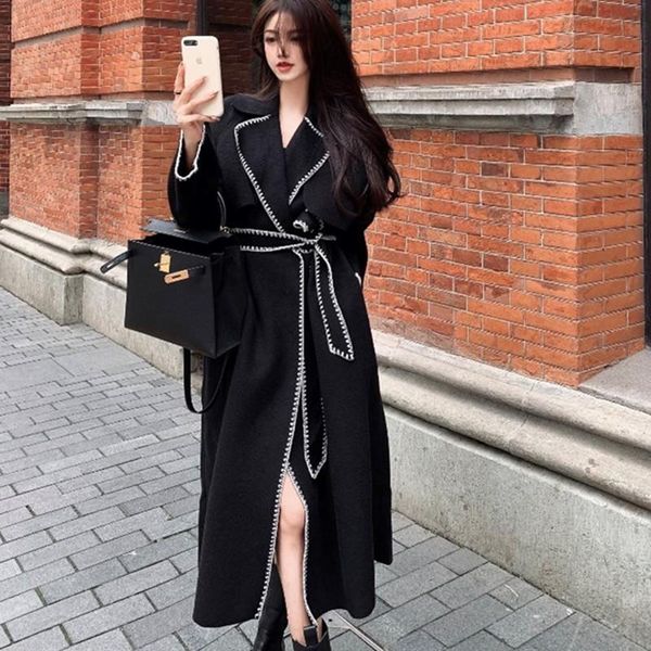 women's wool & blends mid-length black woolen coat womens 2021 spring autumn style korean fashion loose retro casual temperament coats
women's wool & blends mid-length black woolen coat womens 2021 spring autumn style korean fashion loose retro casual temperament coats