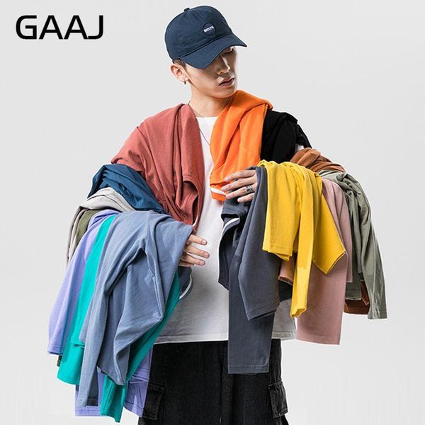 men's t-shirts gaaj 2021 long sleeve t shirt men 100% cotton 16 colors spring autumn solid o-neck plus size tshirt tee man, White;black
men's t-shirts gaaj 2021 long sleeve t shirt men 100% cotton 16 colors spring autumn solid o-neck plus size tshirt tee man, White;black