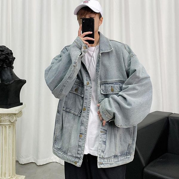 men's jackets jacket spring and autumn 2021 fashion students teenagers plus size korean tooling denim clothes casual men, Black;brown
men's jackets jacket spring and autumn 2021 fashion students teenagers plus size korean tooling denim clothes casual men, Black;brown