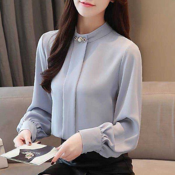 skirts elegant long chiffon blouses women spring stand collar pearl decor office lady shirt large size loose lantern sleeve 82km, Black
skirts elegant long chiffon blouses women spring stand collar pearl decor office lady shirt large size loose lantern sleeve 82km, Black