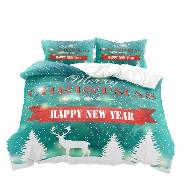 christmas 3d printing colorful bedding sets duvet cover-14