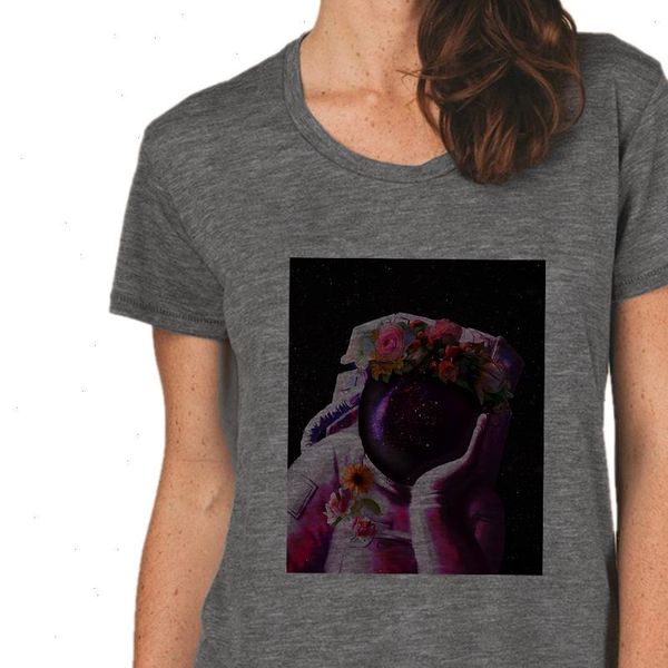 daily casual wear female t shirt astronaut flowers print gym vogue exquisite t shirt loose plus size white grey tshirt
daily casual wear female t shirt astronaut flowers print gym vogue exquisite t shirt loose plus size white grey tshirt