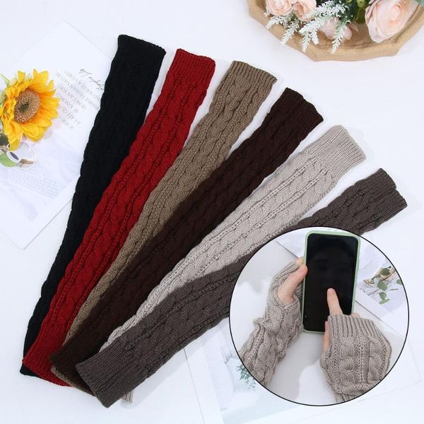 sports gloves fashion length 50cm autumn winter clothing accessories long arm warmers twist pattern knitted mittens, Black
sports gloves fashion length 50cm autumn winter clothing accessories long arm warmers twist pattern knitted mittens, Black