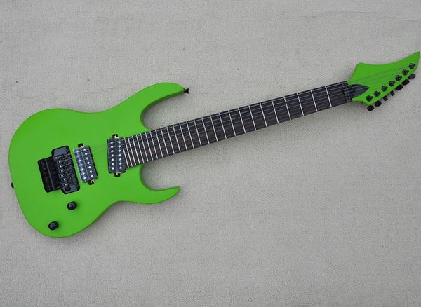 factory outlet- 7 strings green electric guitar with floyd rose,rosewood fretboard,24 frets,customized color/logo available
factory outlet- 7 strings green electric guitar with floyd rose,rosewood fretboard,24 frets,customized color/logo available