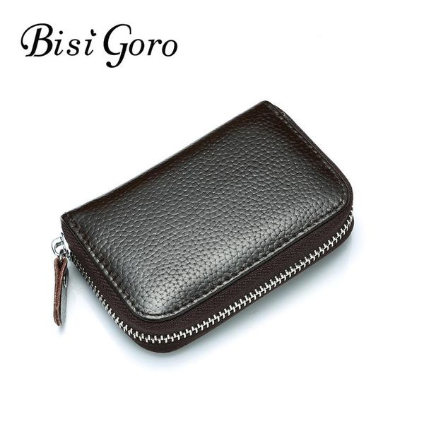 card holders bisi goro 2021 women men wallets genuine leather zipper holder vintage travel wallet business 11 color, Brown;gray
card holders bisi goro 2021 women men wallets genuine leather zipper holder vintage travel wallet business 11 color, Brown;gray