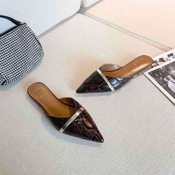 slippers sandals and slippers for women's outer wear 2022 half-drag fairy style pointed flat-bottom fashion summer leopard print leathe, Black
slippers sandals and slippers for women's outer wear 2022 half-drag fairy style pointed flat-bottom fashion summer leopard print leathe, Black