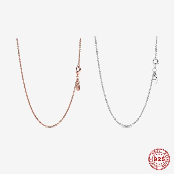 chains s925 sterling silver color necklace clavicle for fashion elegant women fine jewelry fit original charm pendant
chains s925 sterling silver color necklace clavicle for fashion elegant women fine jewelry fit original charm pendant