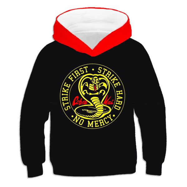 3d print hoodies cobra kai hard strike thai venomous boy girl pullovers sweatshirt crewneck trend hip-hop streetwear long sleeve, Black
3d print hoodies cobra kai hard strike thai venomous boy girl pullovers sweatshirt crewneck trend hip-hop streetwear long sleeve, Black