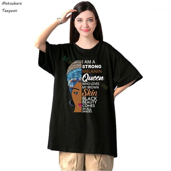 women's t-shirt fashion i am a strong melanin queen tshirt womens casual summer ladies harajuku t shirt loose ropa mujer camisetas, White
women's t-shirt fashion i am a strong melanin queen tshirt womens casual summer ladies harajuku t shirt loose ropa mujer camisetas, White
