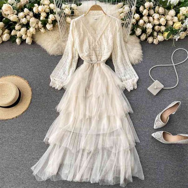 women fashion court retro lace v-neck long sleeve mesh hook flower a-line dress elegant vintage vestido de mujer r870 210527, Black;gray
women fashion court retro lace v-neck long sleeve mesh hook flower a-line dress elegant vintage vestido de mujer r870 210527, Black;gray