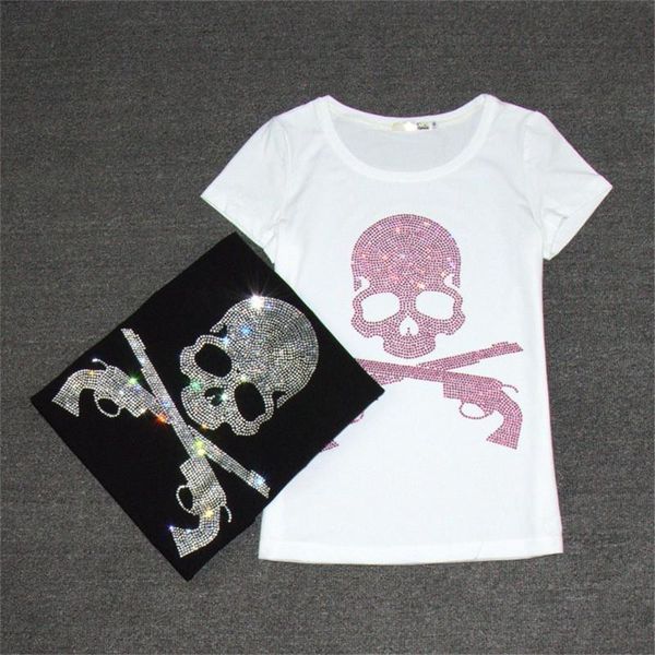 2021 harajuku t shirt skull diamonds summer t-shirt woman short sleeve women white black cotton tee tshirt t-shirts 62561
2021 harajuku t shirt skull diamonds summer t-shirt woman short sleeve women white black cotton tee tshirt t-shirts 62561