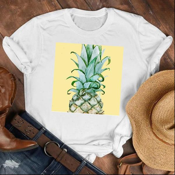 women lady 90s pineapple printing fruit short sleeve cartoon shirt clothes tshirt tee womens female print t graphic t shirt, White
women lady 90s pineapple printing fruit short sleeve cartoon shirt clothes tshirt tee womens female print t graphic t shirt, White