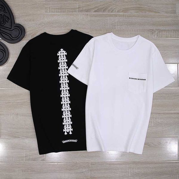 fashion outlet 21ss chrome 21ss tide brand horseshoe spine superimposed cross crew neck short sleeve men's and women's loose versa, White;black
fashion outlet 21ss chrome 21ss tide brand horseshoe spine superimposed cross crew neck short sleeve men's and women's loose versa, White;black