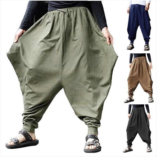 plus size cotton linen harem women pant baggy japanese style joggers mens hip hop crotch wide leg casual loose trousers, Black
plus size cotton linen harem women pant baggy japanese style joggers mens hip hop crotch wide leg casual loose trousers, Black