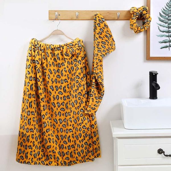 towel coral velvet leopard set hair band wrap skirt multifunctional bath thicken absorbent
towel coral velvet leopard set hair band wrap skirt multifunctional bath thicken absorbent