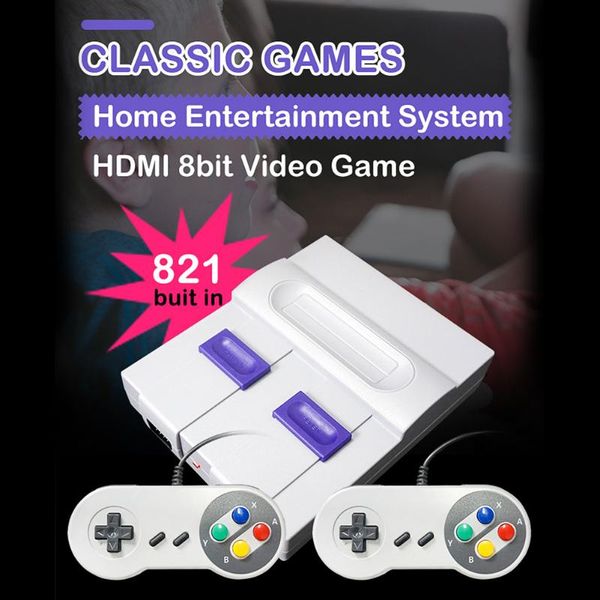 portable game players mini 4k tv video games console built-in 821 classic 8-bit handheld player dual controller output accessories
portable game players mini 4k tv video games console built-in 821 classic 8-bit handheld player dual controller output accessories