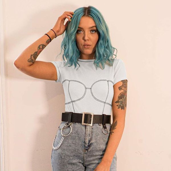 summer selling women's fashion open-line chest-type slim bodysuit trend shape kg-256, White
summer selling women's fashion open-line chest-type slim bodysuit trend shape kg-256, White