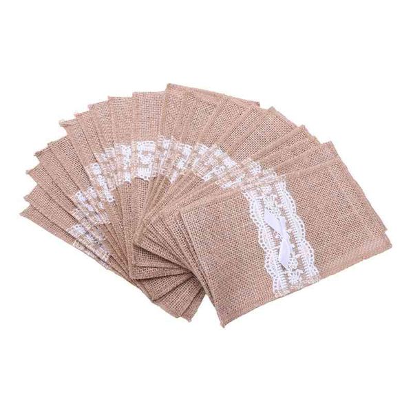 hanging baskets promotion holder knife fork spoon cutlery burlap jute and lace storage bag 20 pcs
hanging baskets promotion holder knife fork spoon cutlery burlap jute and lace storage bag 20 pcs