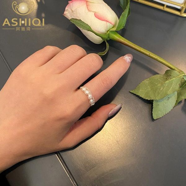 cluster rings ashiqi real natural freshwater pearl simple ring 925 sterling silver party wedding jewelry women 2021, Golden;silver
cluster rings ashiqi real natural freshwater pearl simple ring 925 sterling silver party wedding jewelry women 2021, Golden;silver