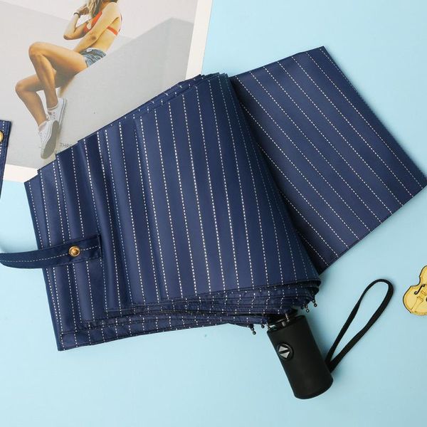 umbrellas tri-fold fully automatic black coating sunny rain folding umbrella high grade male female business women parasol
umbrellas tri-fold fully automatic black coating sunny rain folding umbrella high grade male female business women parasol