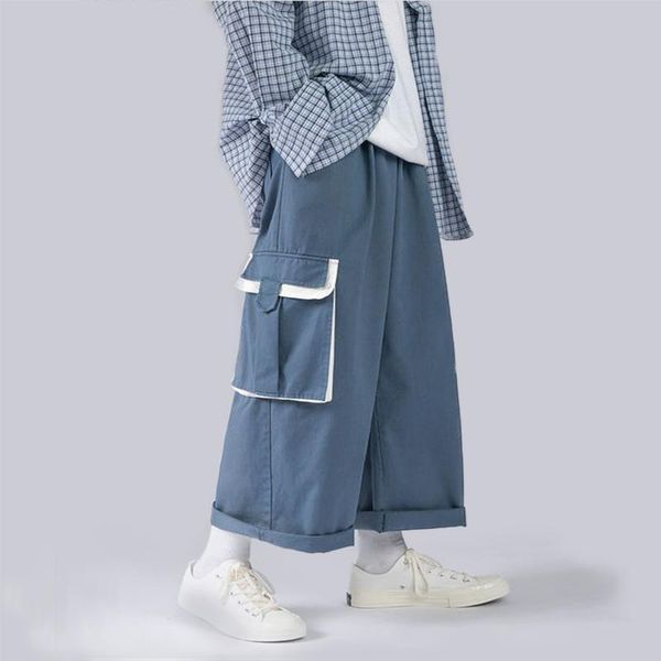 men's pants men wide leg trousers black capris cargo for baggy casual man korean streetwear
men's pants men wide leg trousers black capris cargo for baggy casual man korean streetwear