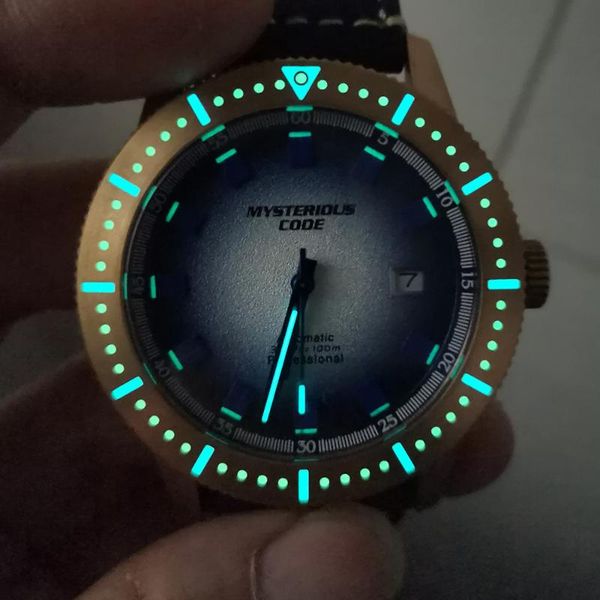 wristwatches sports bronze watch men miyota 9015 automatic mechanical luxury 43mm titanium 100m diver watches mens reloj hombre, Slivery;brown
wristwatches sports bronze watch men miyota 9015 automatic mechanical luxury 43mm titanium 100m diver watches mens reloj hombre, Slivery;brown