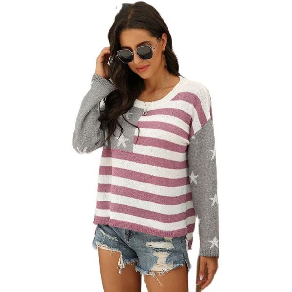 women's sweaters autumn and winter products casual striped color-block pullover sweater off-shoulder, White;black
women's sweaters autumn and winter products casual striped color-block pullover sweater off-shoulder, White;black