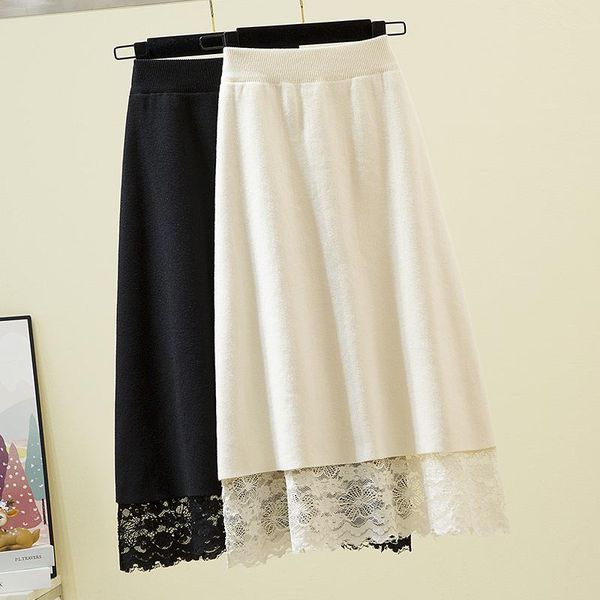 skirts black lace knitted long female plus large size korean style oversized vintage high-waisted women's clothes lady a6437
skirts black lace knitted long female plus large size korean style oversized vintage high-waisted women's clothes lady a6437