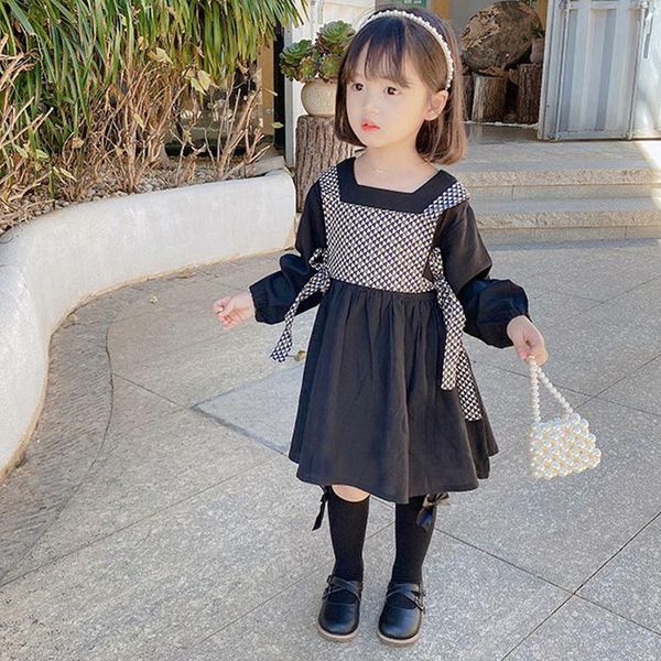 clothing sets girls suit sweet plaid vest with long sleeve cotton princess dress 2021 spring and autumn black bow tie dresses, White
clothing sets girls suit sweet plaid vest with long sleeve cotton princess dress 2021 spring and autumn black bow tie dresses, White