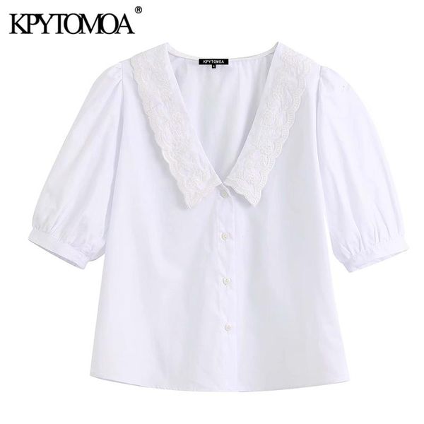 women's blouses & shirts kpytomoa women 2021 sweet fashion embroidery white vintage v neck puff sleeve female blusas chic
women's blouses & shirts kpytomoa women 2021 sweet fashion embroidery white vintage v neck puff sleeve female blusas chic