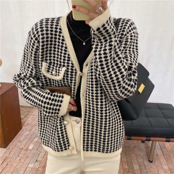 2021 new oversize womens sweaters autumn vintage cardigans winter sweater knitted plus women cardigan knit button i7ko, White;black
2021 new oversize womens sweaters autumn vintage cardigans winter sweater knitted plus women cardigan knit button i7ko, White;black