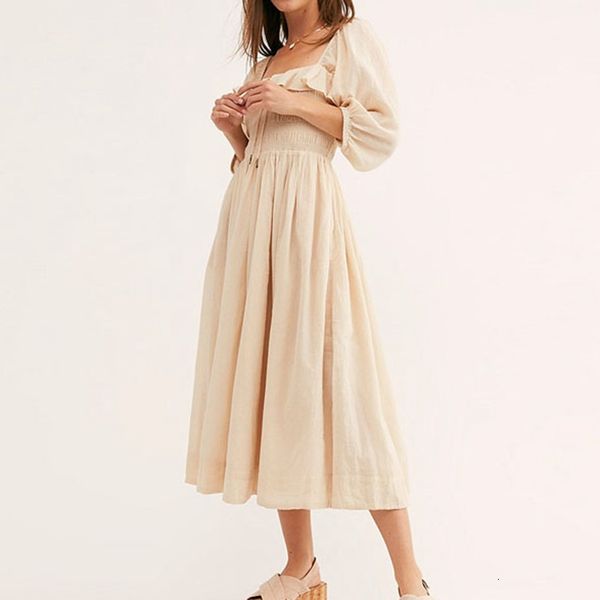 2021 summer new style elegant three-quarter sleeves square collar solid color long women with wooden ears qsw3, Black;gray
2021 summer new style elegant three-quarter sleeves square collar solid color long women with wooden ears qsw3, Black;gray