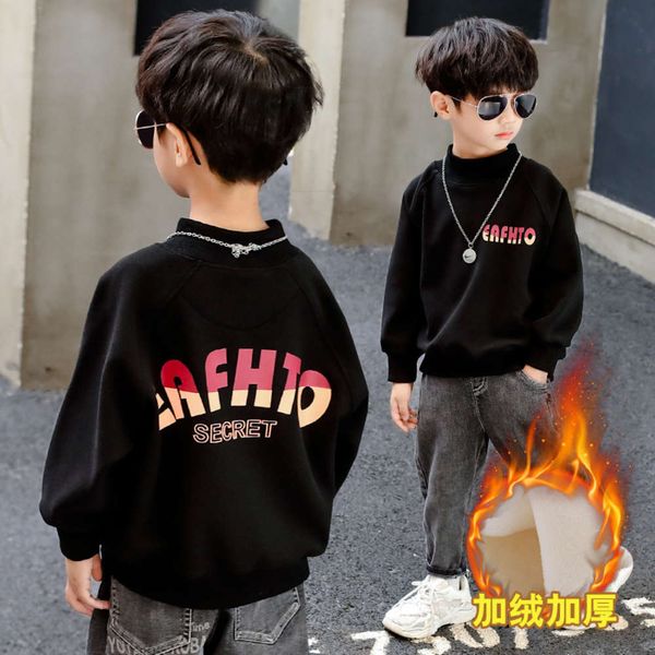 winter clothing 2020 new boys' plush t-shirt round neck middle and large children's, Blue
winter clothing 2020 new boys' plush t-shirt round neck middle and large children's, Blue