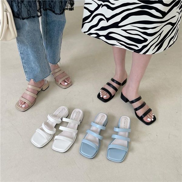 slippers monmoira square open toe narrow band outdoor women 2021 med heel solid elegant summer beach slides sandals, Black
slippers monmoira square open toe narrow band outdoor women 2021 med heel solid elegant summer beach slides sandals, Black