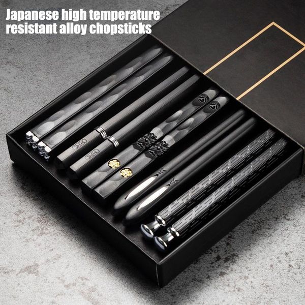 chopsticks 5 pairs/lot alloy stainless steel laser engraving reusable durable non-slip sushi chinese gift
chopsticks 5 pairs/lot alloy stainless steel laser engraving reusable durable non-slip sushi chinese gift